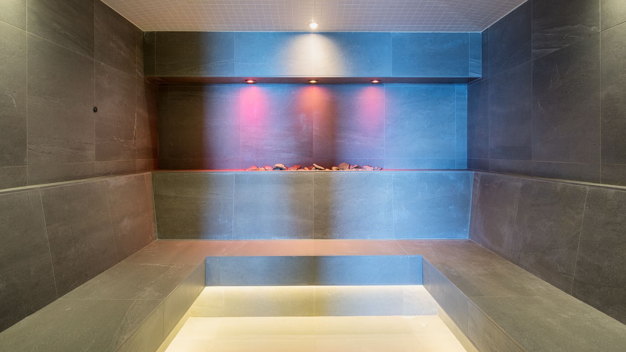 Sauna, steam room, massages