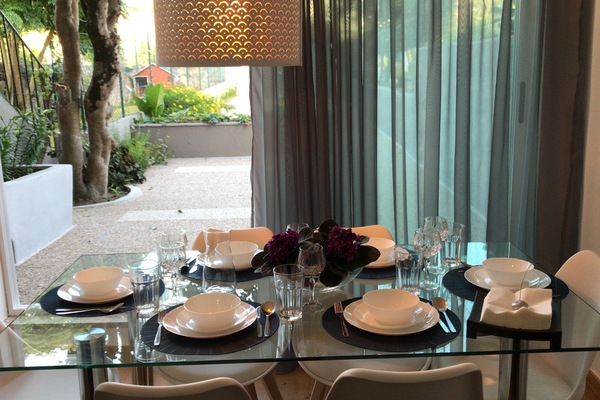 Apartment, 3 Bedrooms, Terrace | In-room dining