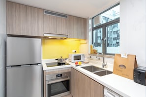 In-room safe, blackout curtains, iron/ironing board, free WiFi
