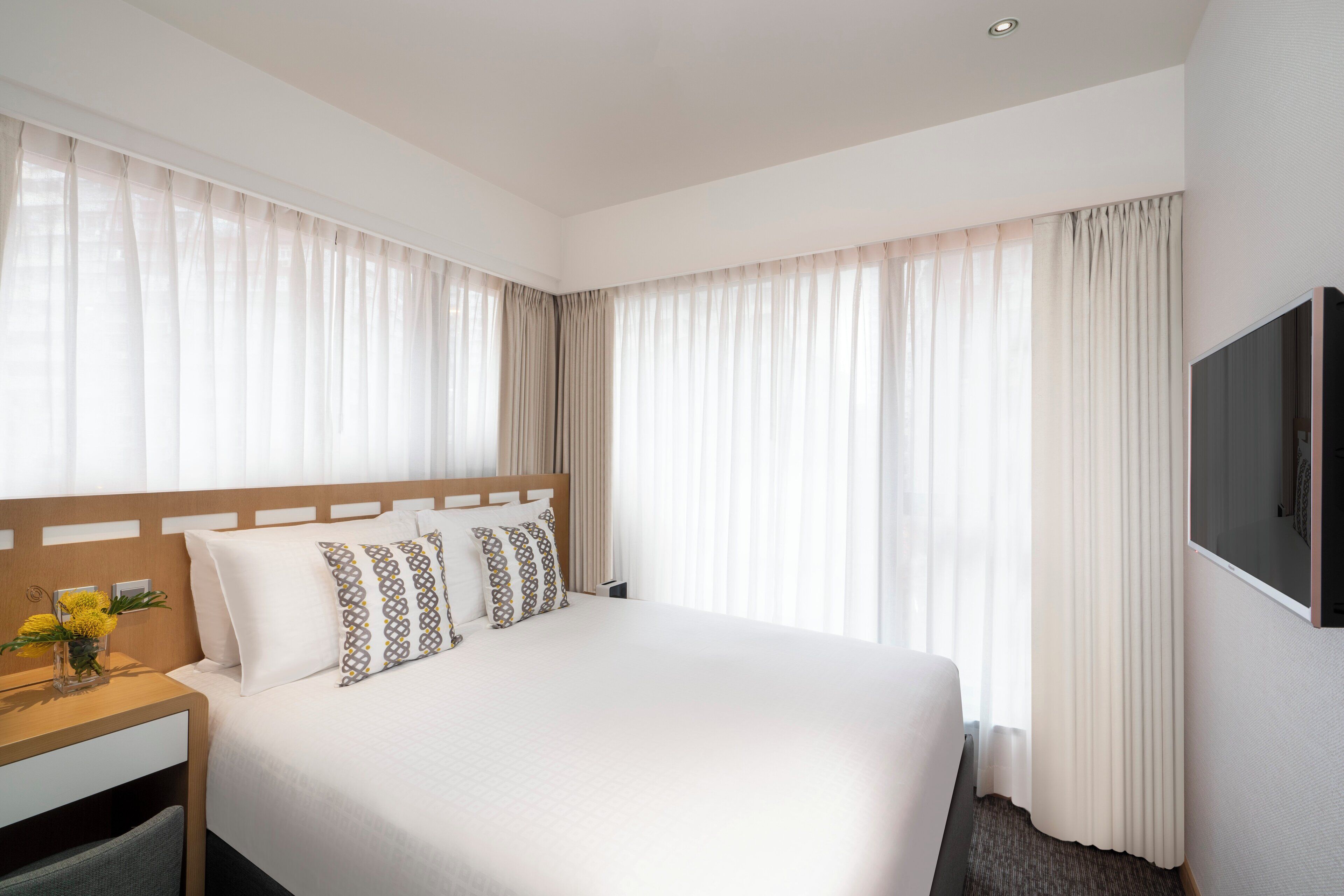 superior room, 1 queen bed | in-room safe, blackout curtains, iron/ironing board, free wifi
