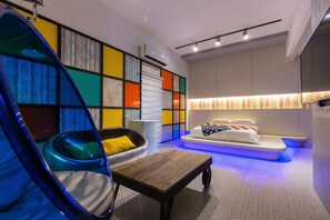 Habitación doble superior, 1 cama matrimonial | Decoración personalizada, cortinas blackout, wifi gratis y ropa de cama