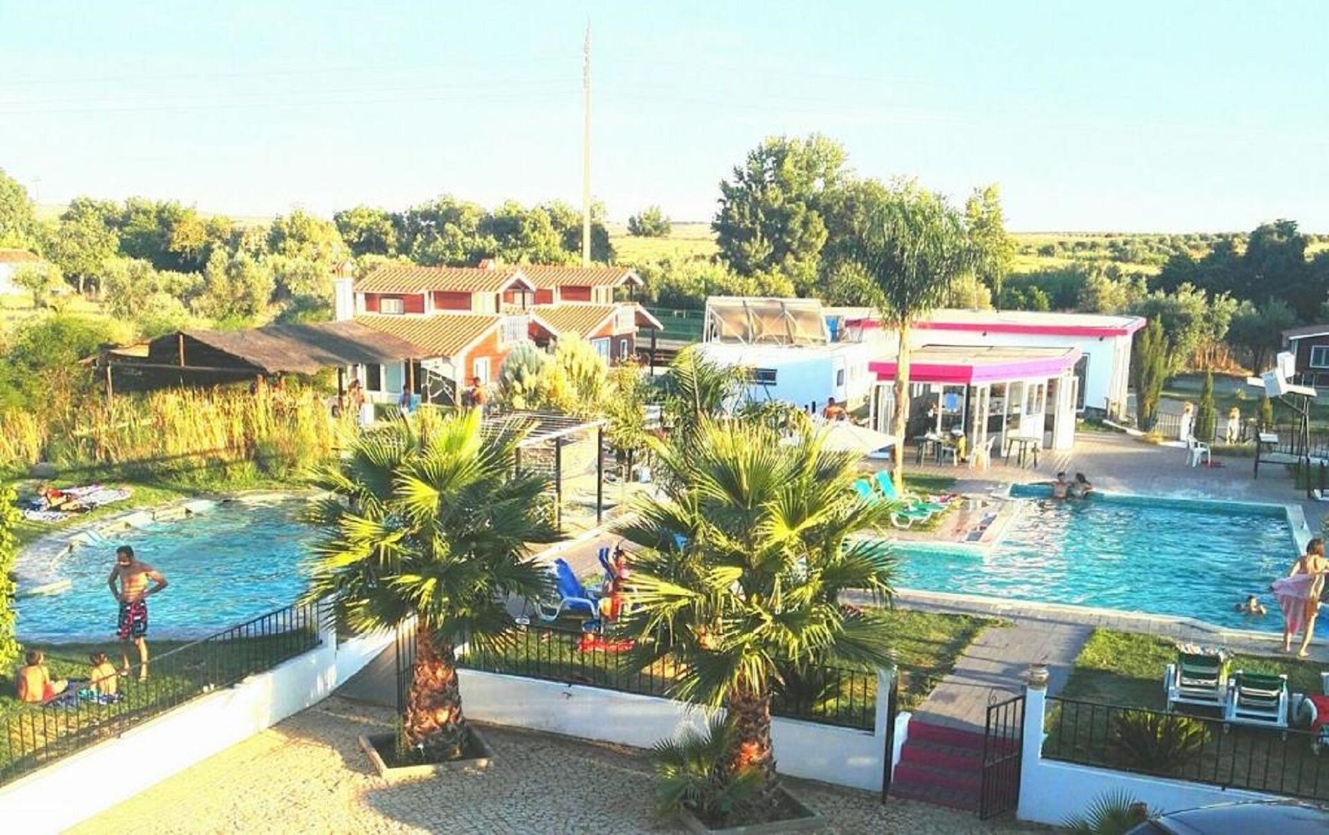 Indoor pool, outdoor pool