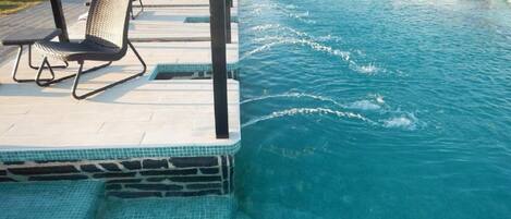 Indoor pool, outdoor pool