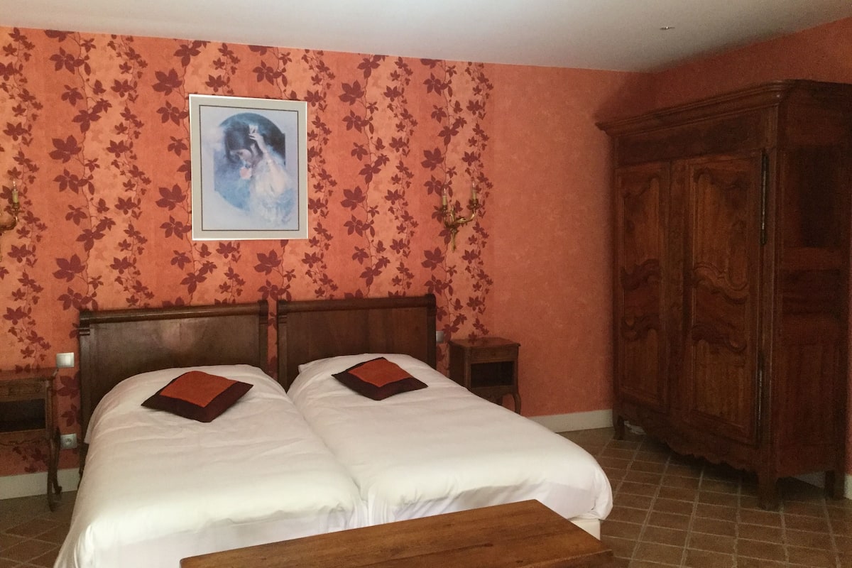 Chambre avec lits jumeaux