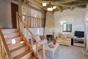 TV, fireplace, DVD player - Luxurious villas with sea view villa Irida (Lefkada)