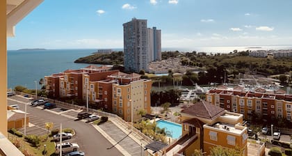 New A/C in the Living room! Sub-Penthouse, Ocean & City Views at Pena Mar!
