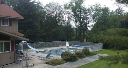 10 bedroom 5 bath mountain home with private in-ground pool.