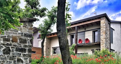 Independent country house 3camere 3bagni fenced garden Piacentini hills