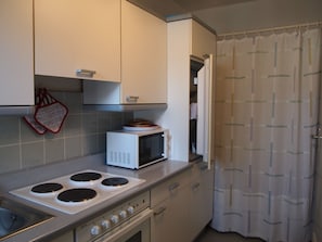 Apartment (Harzburg incl. 35 EUR cleaning fee) | Private kitchen | Fridge, microwave, oven, stovetop