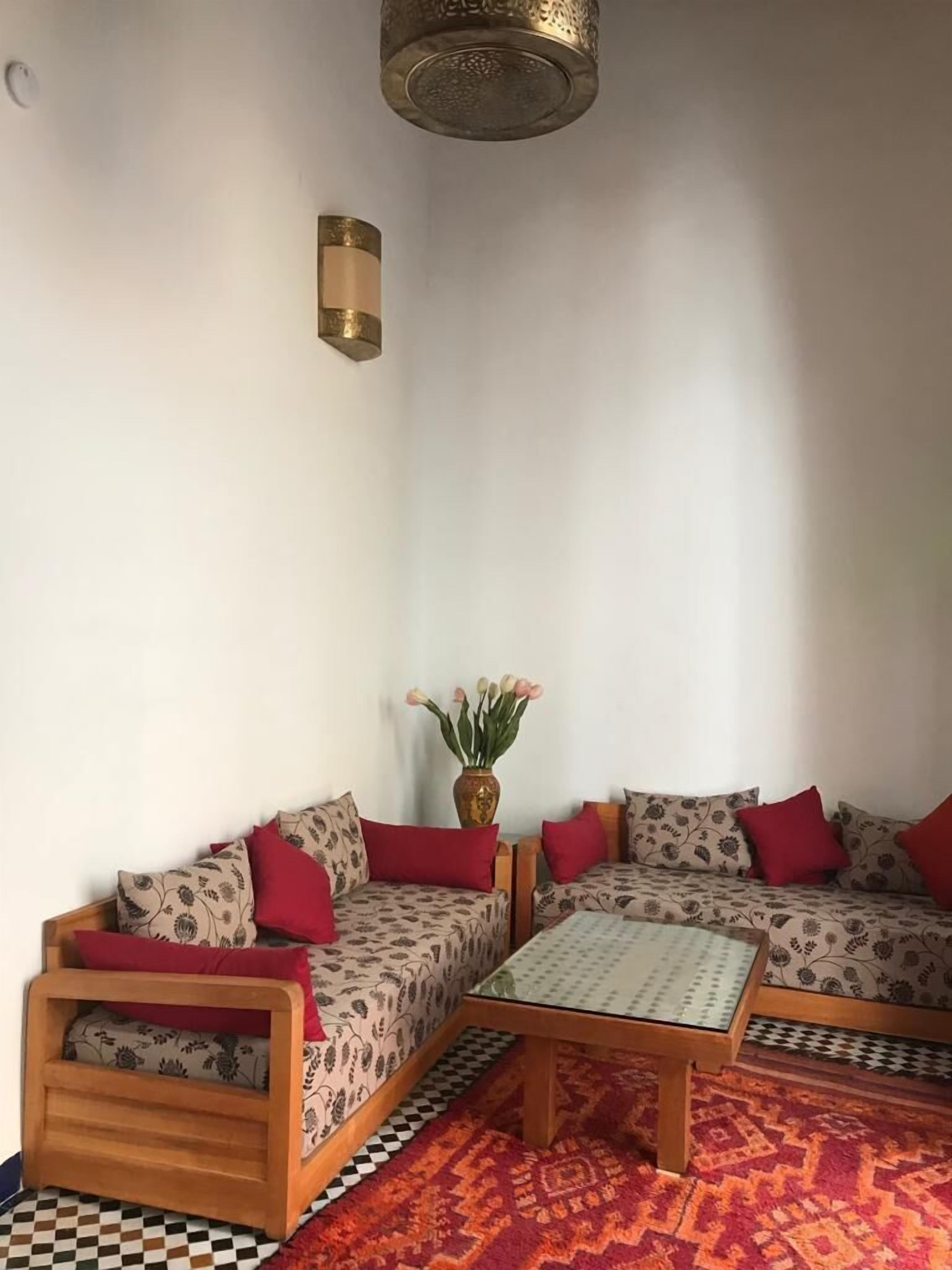 Sittområde i lobbyn