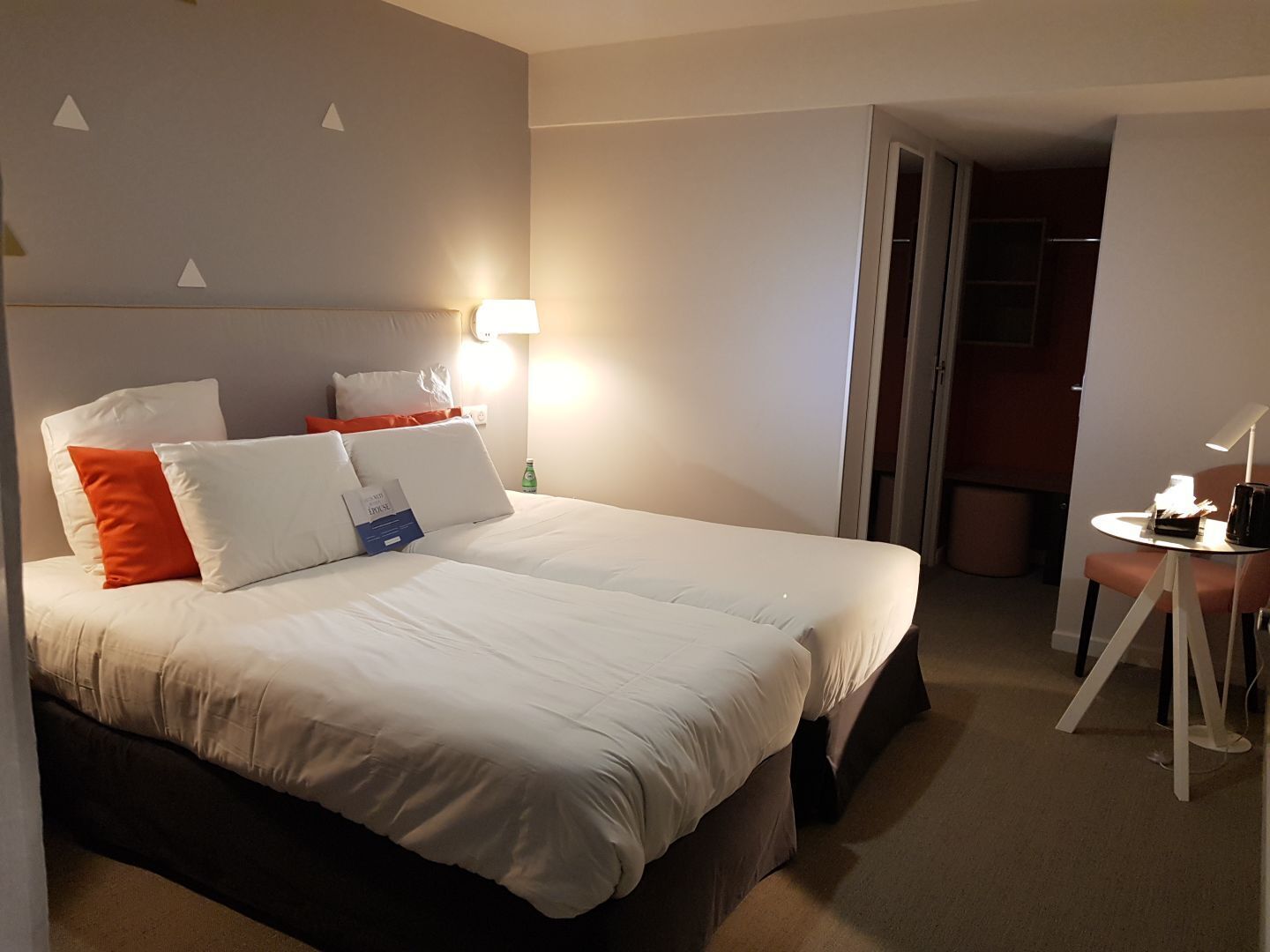 superior room, 2 single beds | premium bedding, tempur-pedic beds, desk, laptop workspace