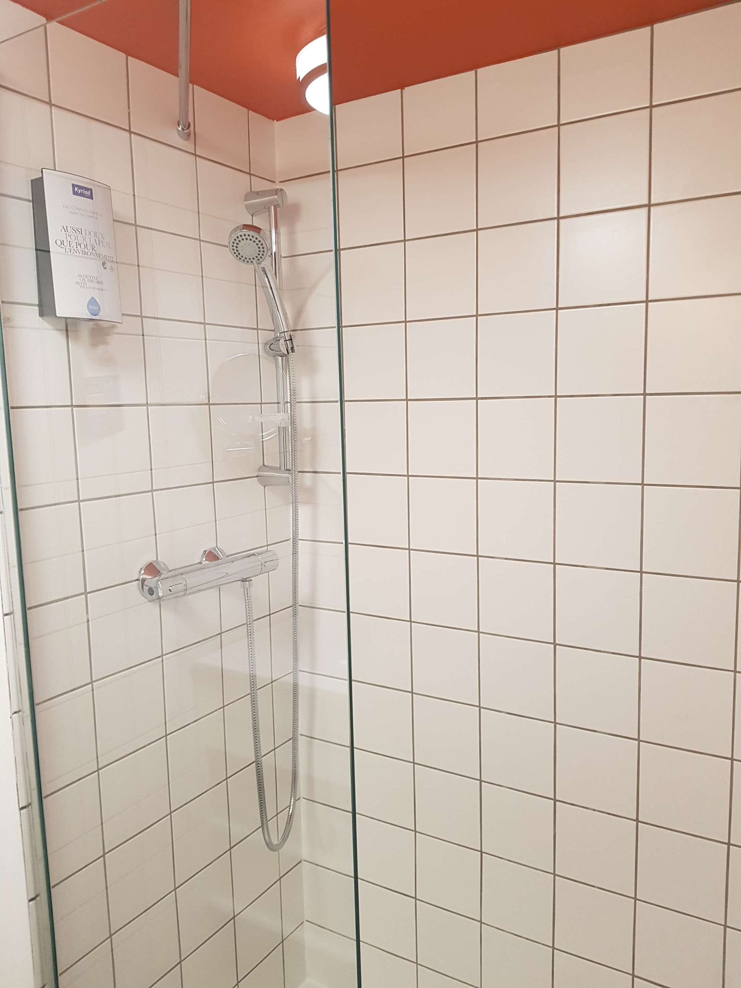 eco-friendly toiletries, hair dryer, towels