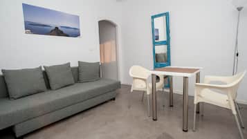 Panorama-suite - terrasse - havudsigt | Stue | Fladskærms-tv