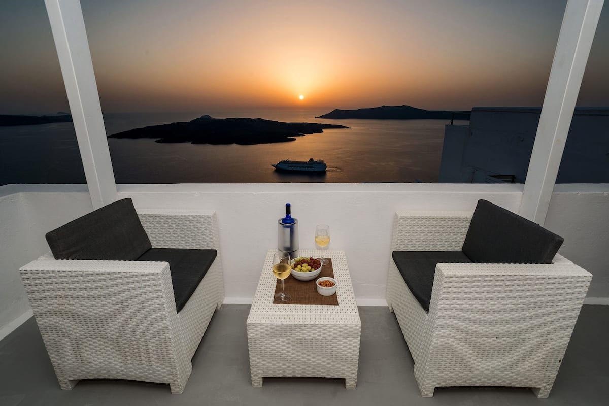 Panoramic Suite, Terrace, Sea View | Balcony view