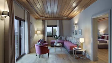 Suite, balcon, vue lac