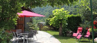 charming cottage at 900 m above sea level and 15 minutes from the ski resort Le Mourtis