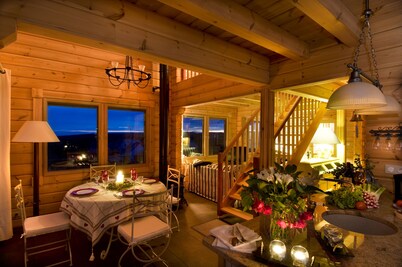 Finnish chalet in front of the ocean - PLOGOFF