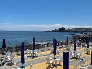 Outdoor dining - Apartment on the sea great bay view (Aci Trezza)