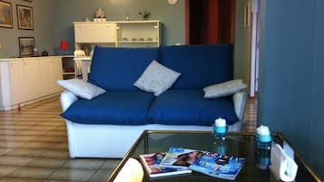 Una televisión, un reproductor de DVD