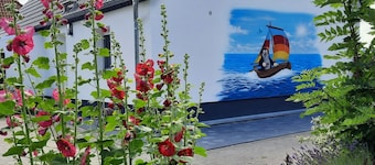 Maison de vacances (DHP) sur Kubitzer Bodden avec cheminée et grand jardin
