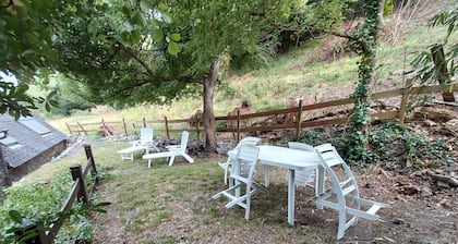 Casa de los Pirineos, en un pueblo pequeño y tranquilo, de 2 a 12 personas.