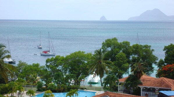 Pool - Superb Apartment (1-4 pers.) Magnificent sea Diamond Bay (Sainte-Anne)