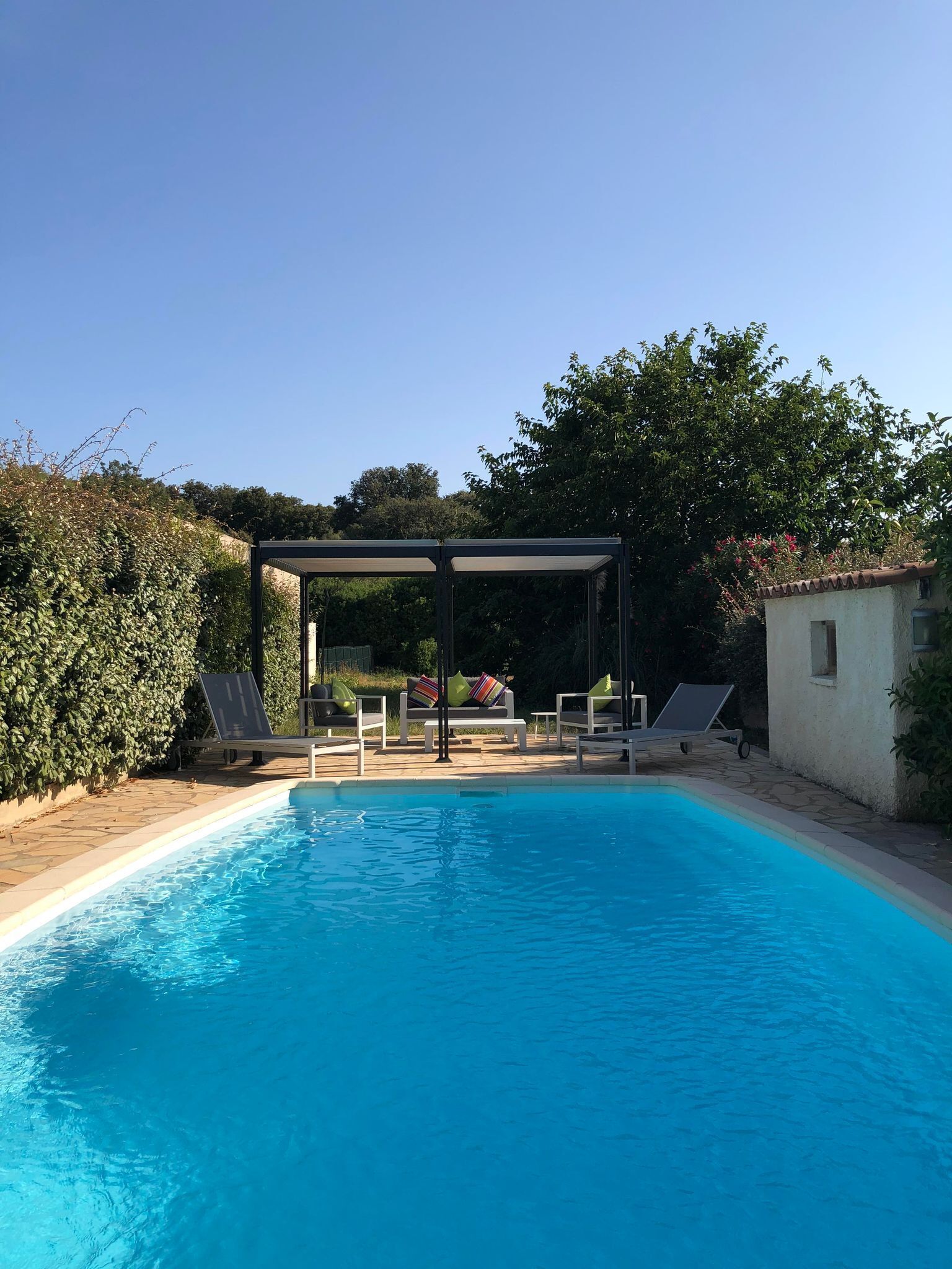 Una piscina riscaldata