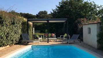 Una piscina riscaldata