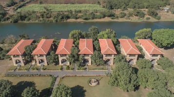 Luxury Cottage, 1 Double Bed, River View | 3 bedrooms, individually furnished, desk, iron/ironing board