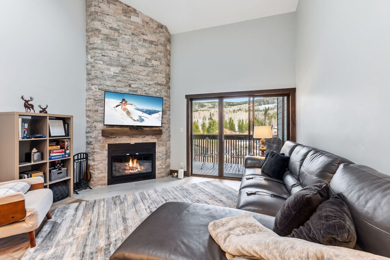 スマートテレビ、暖炉