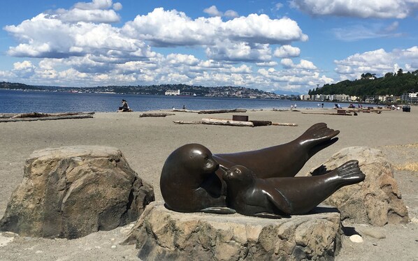 Sun loungers, beach towels - West Seattle cottage - charming & cozy with modern comforts (Seattle)