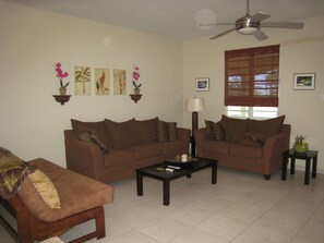 Smart TV - Spacious, attractively decorated 2 BR 1bath gated Apt, 4 Mins to Jobos Beach (Isabela)