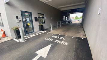 Entrada de l'allotjament
