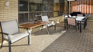 Outdoor dining - This gorgeous family home truly is the hidden gem in Sawtell. (Sawtell)