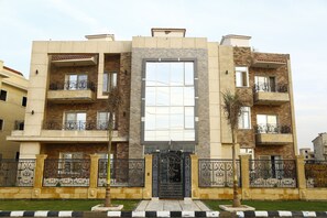 Majoituspaikan julkisivu