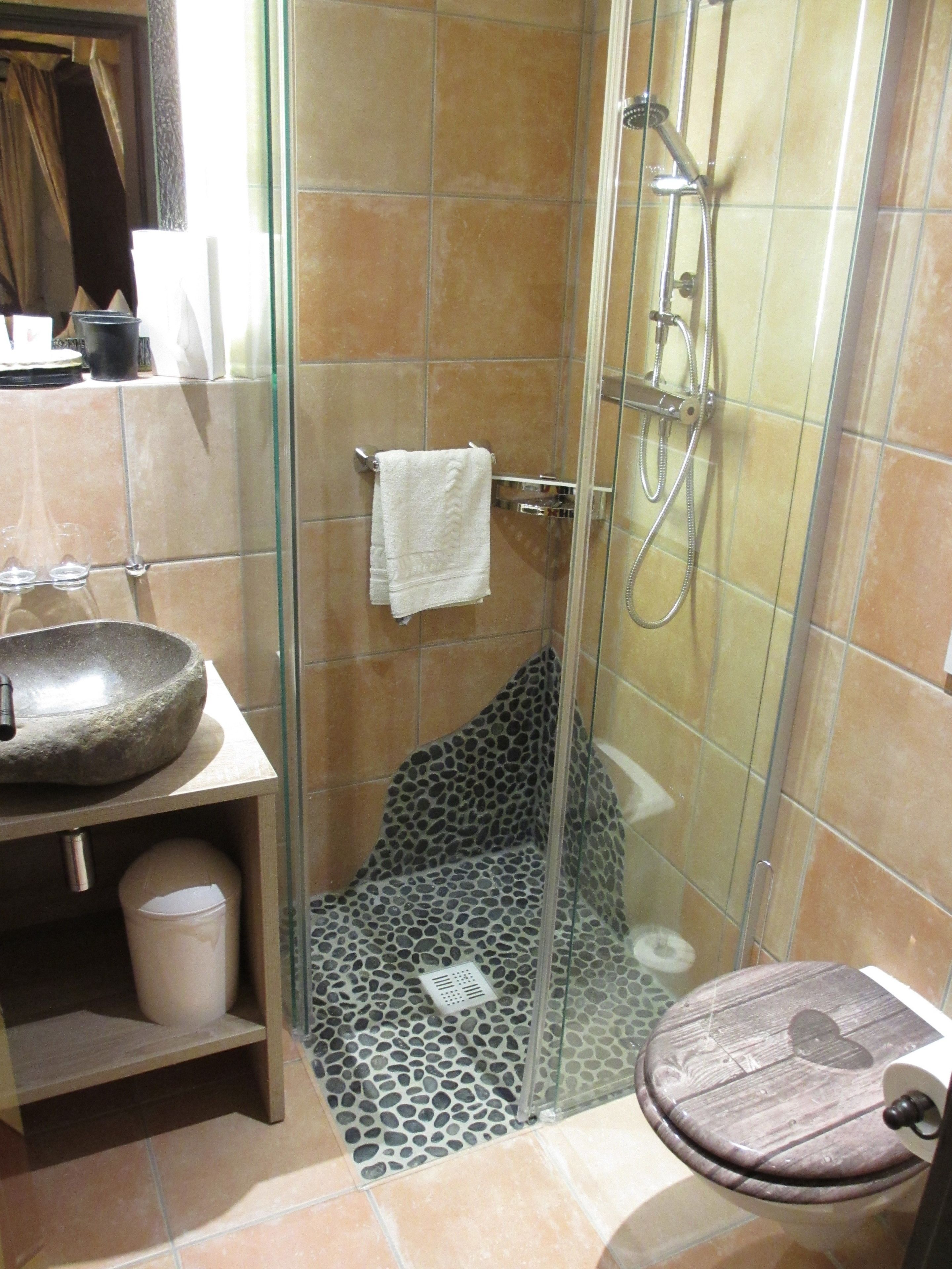 suite, multiple beds, non smoking, partial lake view | bathroom | shower, towels