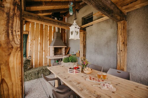 Hay Farm Chalet with Private Sauna and Breathtaking Views of the Dolomites