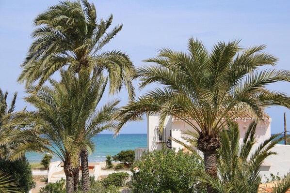 Accommodatie ligt op het strand