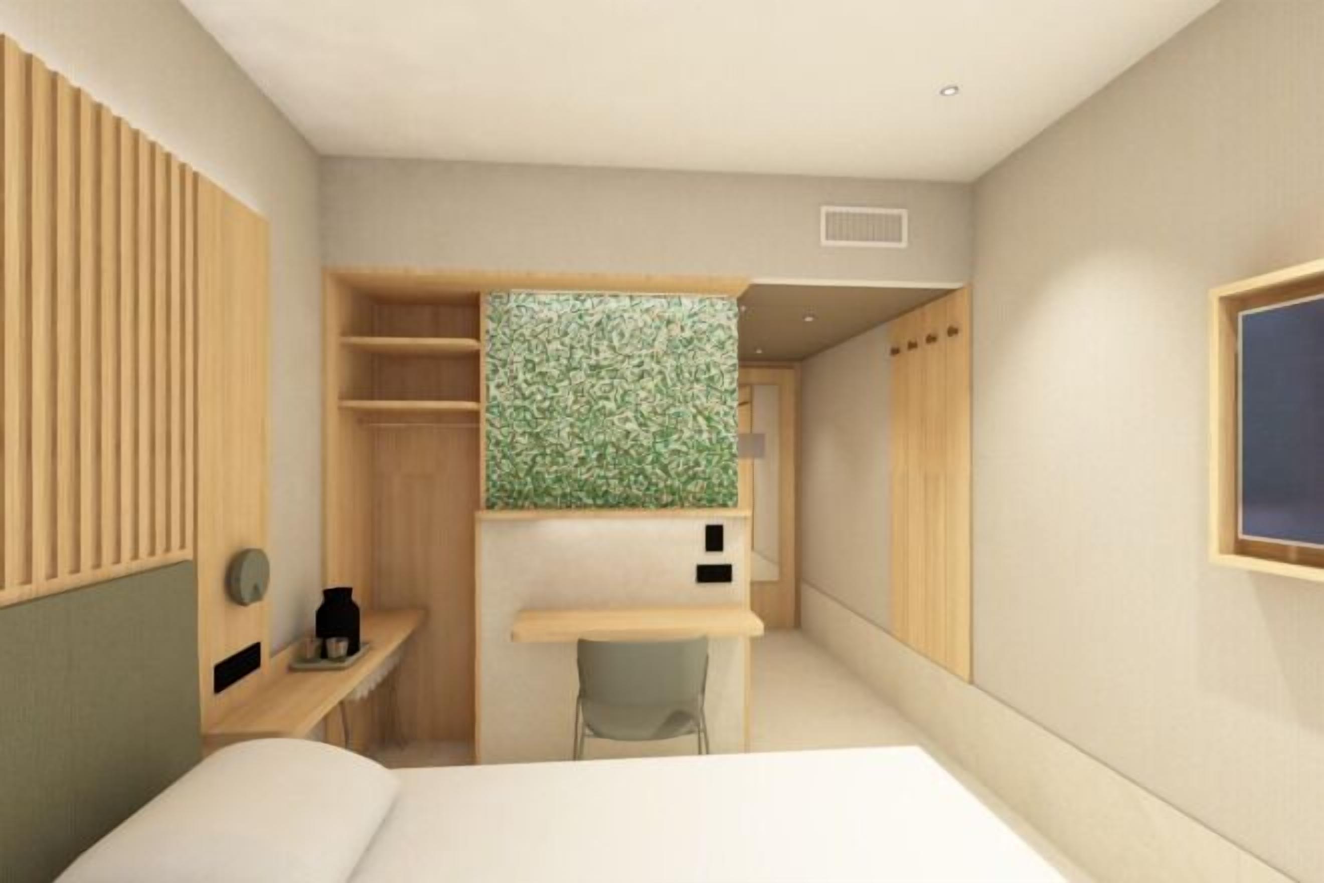 Hypo-allergenic bedding, desk, soundproofing, free cots/infant beds