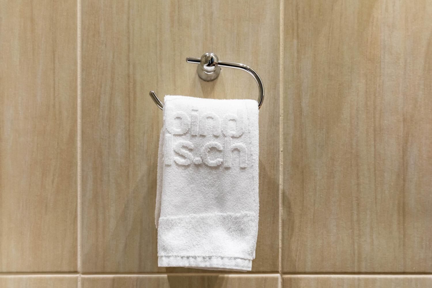 free toiletries, hair dryer, towels