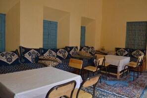 Breakfast, lunch, dinner served; Moroccan cuisine - Kasbah Ait Aatta (Nekob)