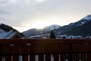 Uitzicht vanaf balkon