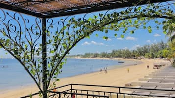 Familie bungalow, niet-roken, uitzicht op zee (4 Pax) | Terras
