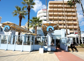 Exterior - Beachfront Finikoudes Apartment | Walk to Everything (Larnaca)