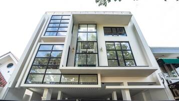 Fassade der Unterkunft