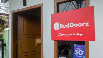 Voorkant van accommodatie