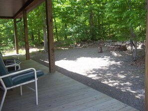 Front porch/Fire Ring