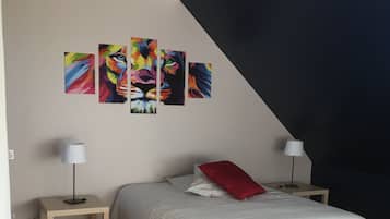 Individually decorated, individually furnished, blackout drapes