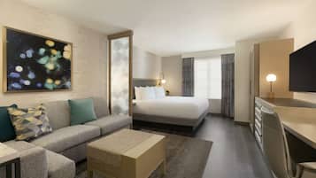 Room, 1 King Bed with Sofa bed | Premium bedding, in-room safe, desk, laptop workspace