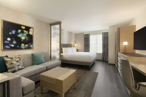 Room, 1 King Bed with Sofa bed | Premium bedding, in-room safe, desk, laptop workspace